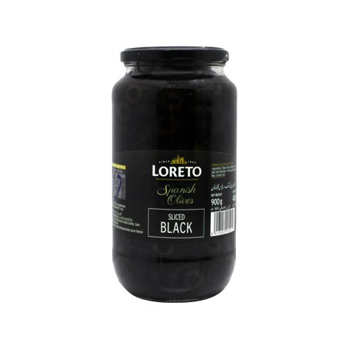 Loreto Black Sliced Olives 575g